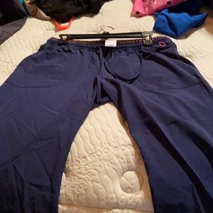 Navy heart soul pants